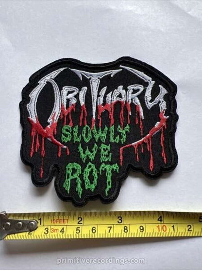 Slowly We Rot Embroidered Patch