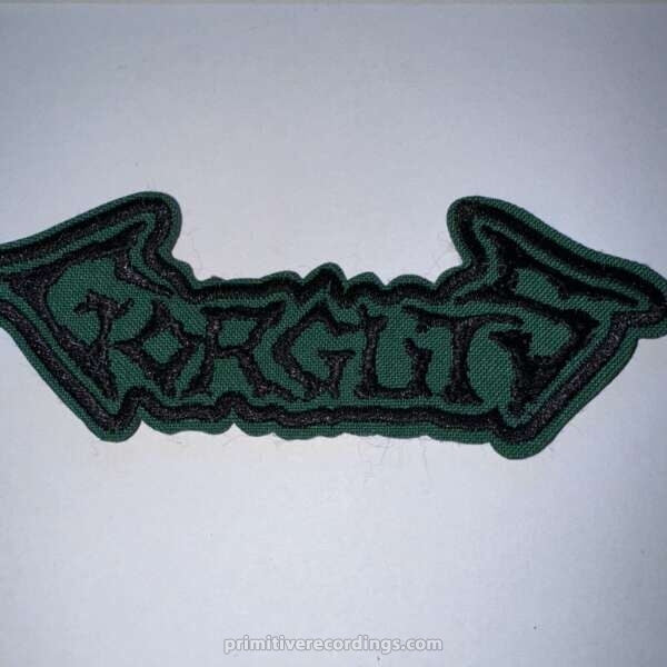 Gorguts Green Logo Embroidered Patch