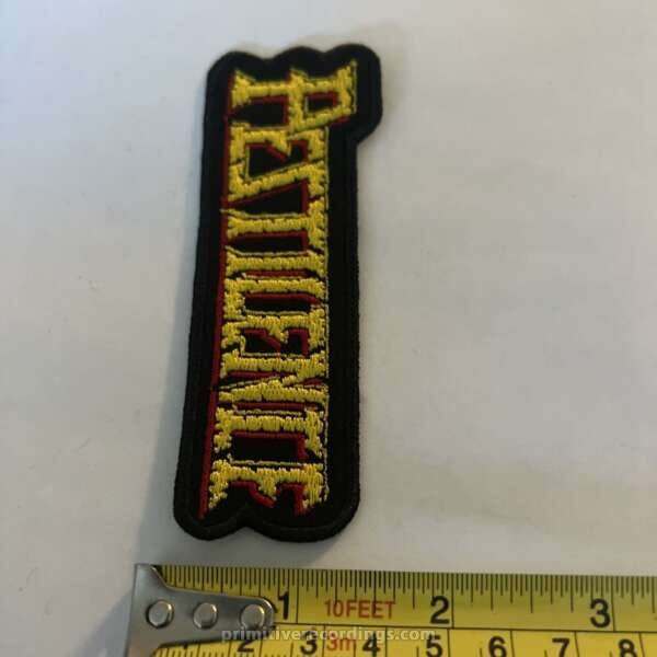 Pestilence Logo Embroidered Patch