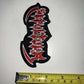 Sepultura Red Logo Embroidered Patch