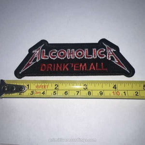Alcoholica Embroidered Patch