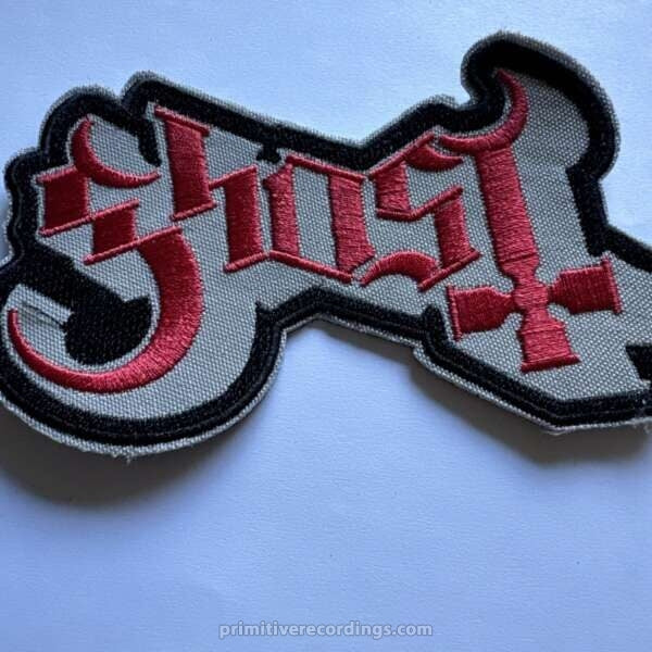 Ghost Logo Embroidered Patch