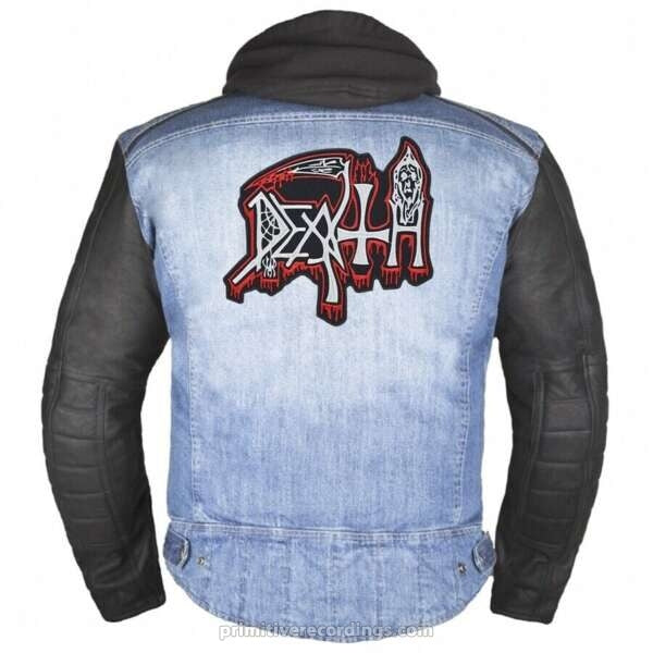 Death (old white-red logo) Large Embroidered Back Patch
