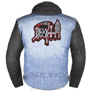 Death (old white-red logo) Large Embroidered Back Patch