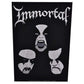 Immortal Large Embroidered Back Patch