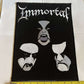 Immortal Large Embroidered Back Patch