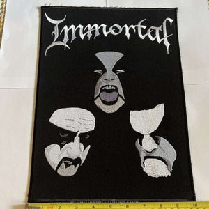 Immortal Large Embroidered Back Patch