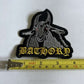 Bathory Goat Yellow Logo Embroidered Patch