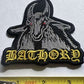 Bathory Goat Yellow Logo Embroidered Patch