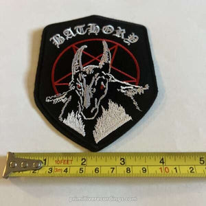 Bathory Pentagram Goat Embroidered Patch