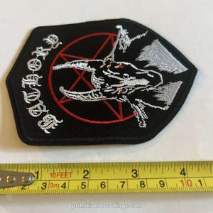 Bathory Pentagram Goat Embroidered Patch