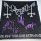 De Mysterus Dom Satanas Embroidered Patch