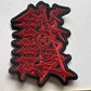 Morbid Angel Red Logo Embroidered Patch