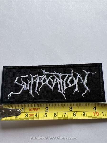 Suffocation Logo Embroidered Patch