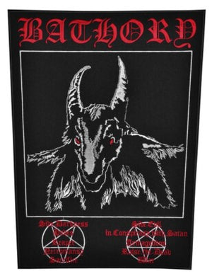 Import Bathory Embroidered Back Patch
