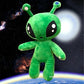Green Alien Cat Plushie