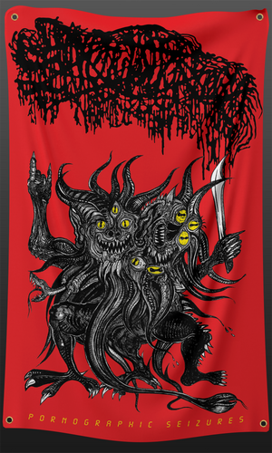 Pornographic Seizures 3x5 Foot Flag