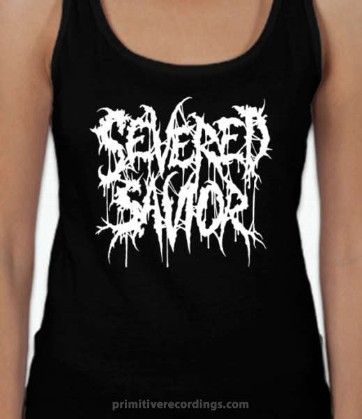 Severed Savior Solid Logo Ladies Racerback Tank Top