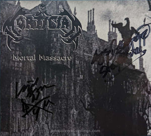 Mortal Massacre Signed CD Digipak Reissue