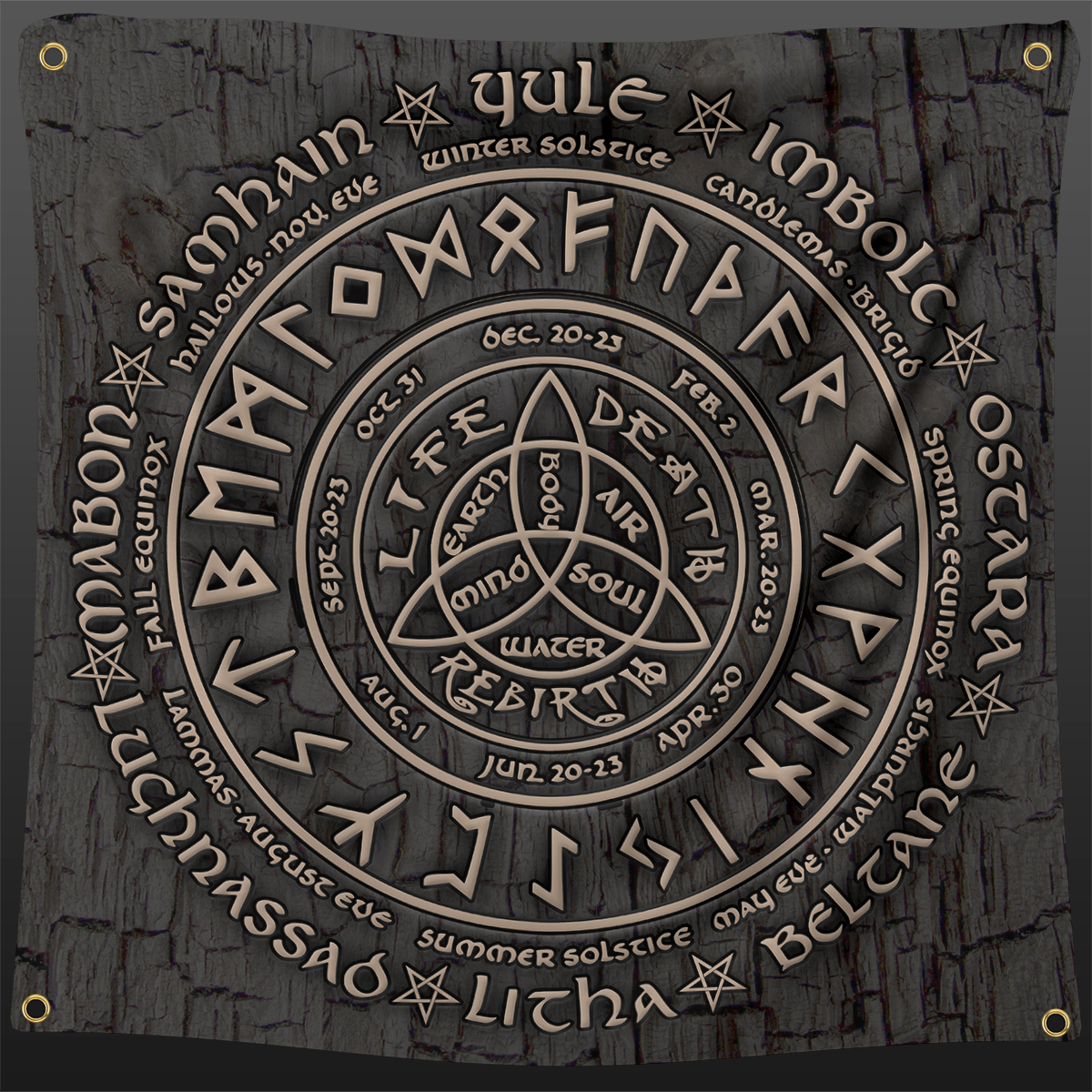 Wheel of the Year Tapestry