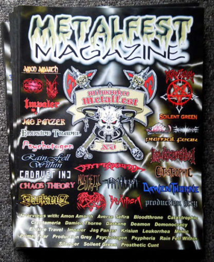 Milwaukee Metal Fest 15 Issue 2001