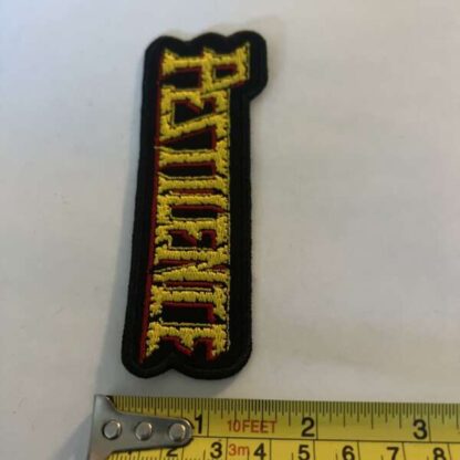 Pestilence Logo Embroidered Patch - Image 3