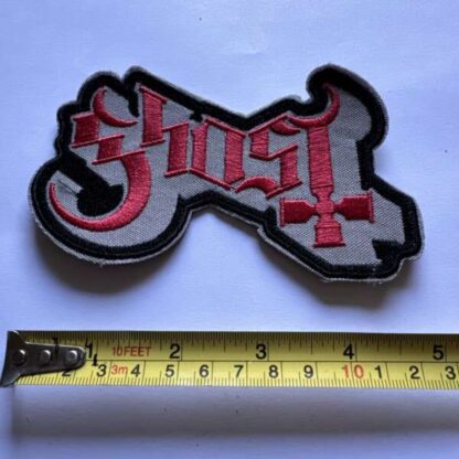 Ghost Logo Embroidered Patch