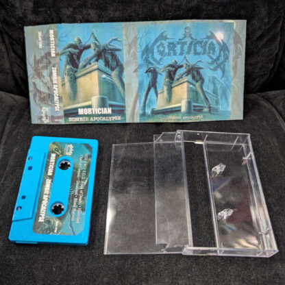 Zombie Apocalypse Audio Cassette Tape Blue Windowless - Image 2