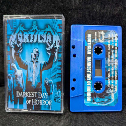 Darkest Day Of Horror Audio Cassette Tape Blue Reissue