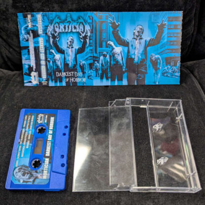 Darkest Day Of Horror Audio Cassette Tape Blue Reissue - Image 3